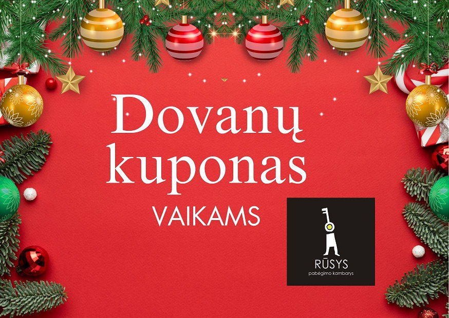 Dovanu kuponas VAIKAMS